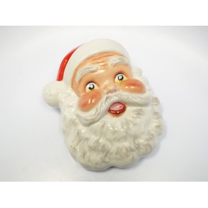 Vintage CDCG Import Japan Wall Pocket Santa Claus Smiling Face #5004   332761372895